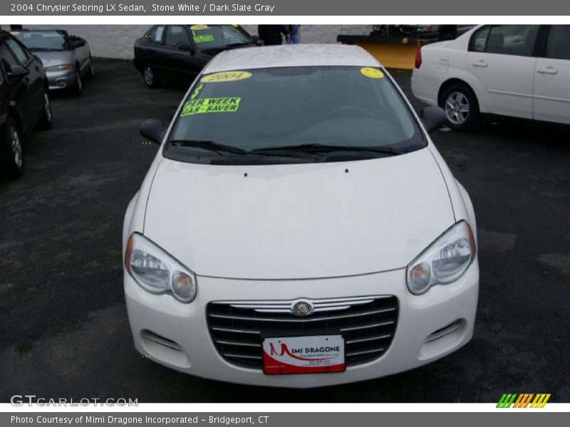 Stone White / Dark Slate Gray 2004 Chrysler Sebring LX Sedan