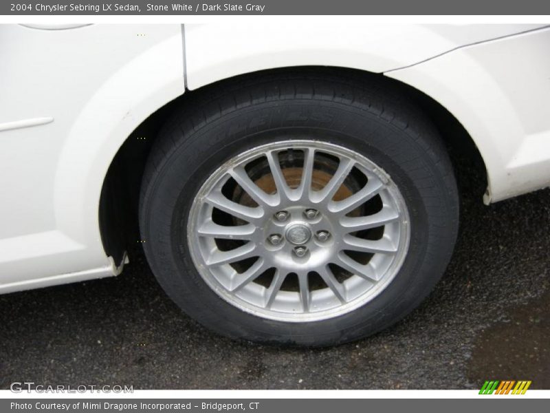 Stone White / Dark Slate Gray 2004 Chrysler Sebring LX Sedan