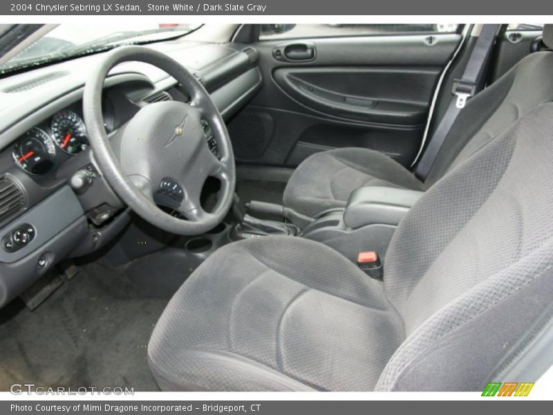 Stone White / Dark Slate Gray 2004 Chrysler Sebring LX Sedan