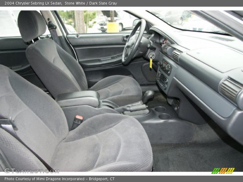 Stone White / Dark Slate Gray 2004 Chrysler Sebring LX Sedan