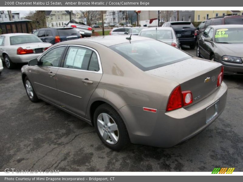 Amber Bronze Metallic / Cocoa/Cashmere Beige 2008 Chevrolet Malibu LS Sedan