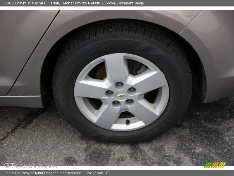 Amber Bronze Metallic / Cocoa/Cashmere Beige 2008 Chevrolet Malibu LS Sedan