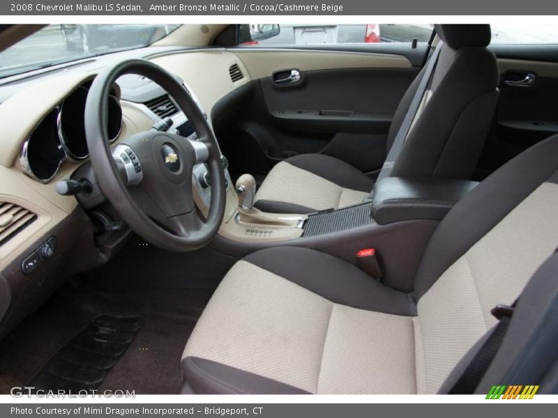 Amber Bronze Metallic / Cocoa/Cashmere Beige 2008 Chevrolet Malibu LS Sedan