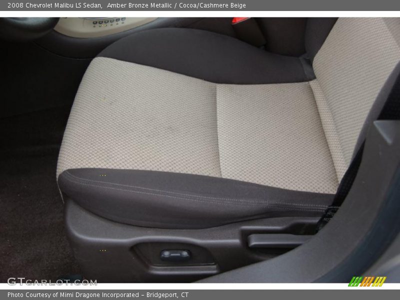 Amber Bronze Metallic / Cocoa/Cashmere Beige 2008 Chevrolet Malibu LS Sedan