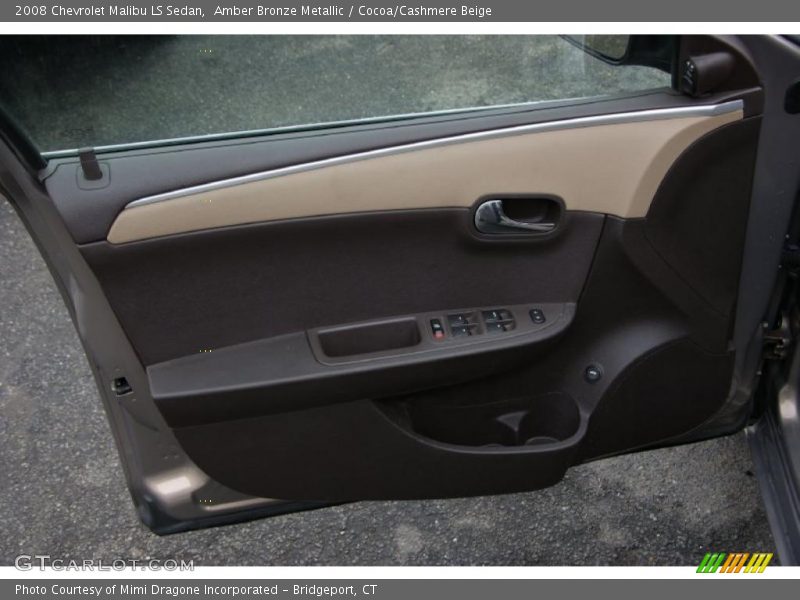 Amber Bronze Metallic / Cocoa/Cashmere Beige 2008 Chevrolet Malibu LS Sedan