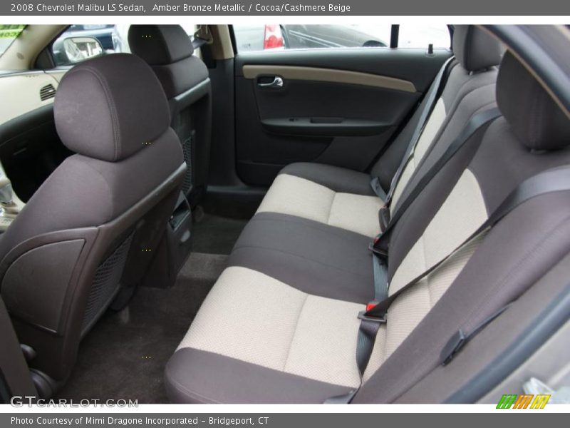 Amber Bronze Metallic / Cocoa/Cashmere Beige 2008 Chevrolet Malibu LS Sedan
