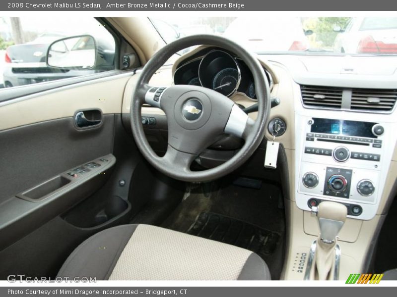 Amber Bronze Metallic / Cocoa/Cashmere Beige 2008 Chevrolet Malibu LS Sedan