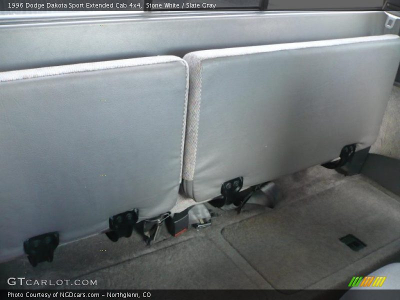 Stone White / Slate Gray 1996 Dodge Dakota Sport Extended Cab 4x4