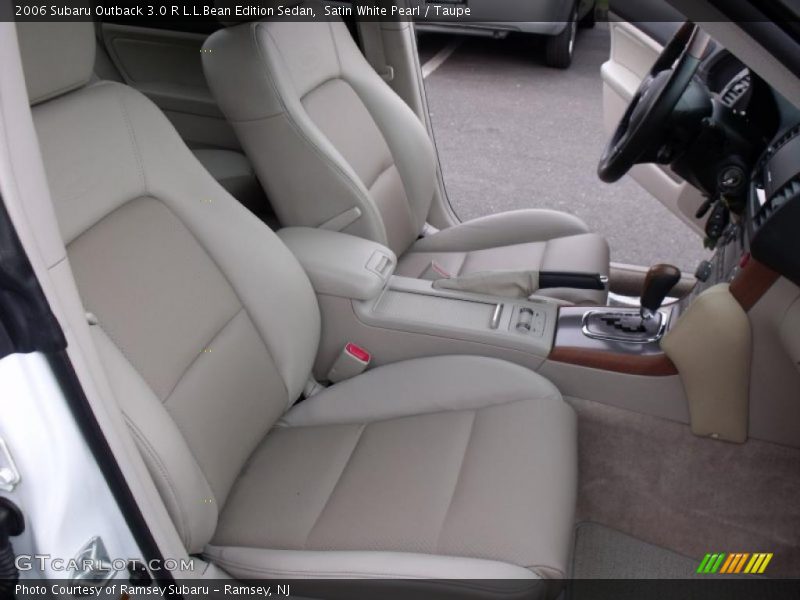 Satin White Pearl / Taupe 2006 Subaru Outback 3.0 R L.L.Bean Edition Sedan