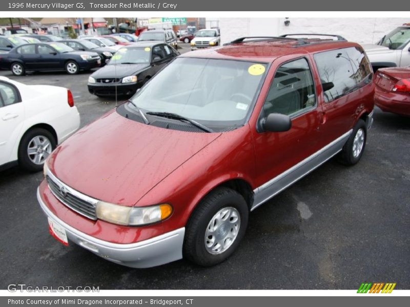Toreador Red Metallic / Grey 1996 Mercury Villager GS