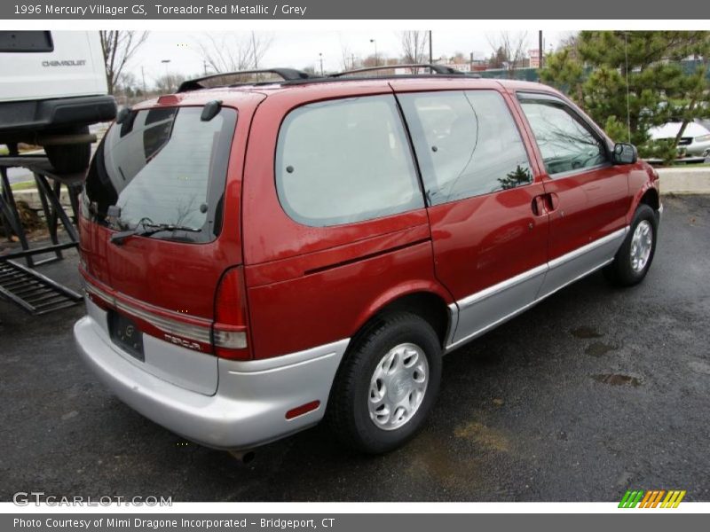 Toreador Red Metallic / Grey 1996 Mercury Villager GS