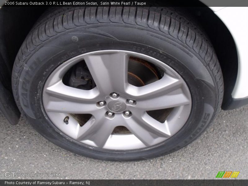 Satin White Pearl / Taupe 2006 Subaru Outback 3.0 R L.L.Bean Edition Sedan