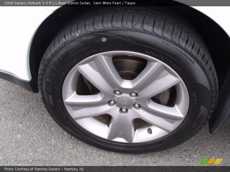 Satin White Pearl / Taupe 2006 Subaru Outback 3.0 R L.L.Bean Edition Sedan