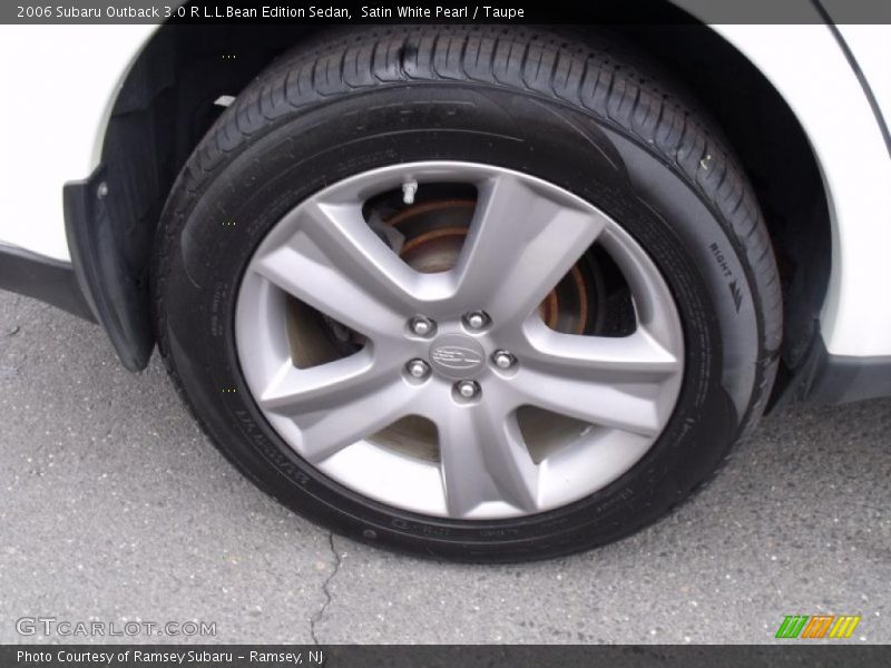 Satin White Pearl / Taupe 2006 Subaru Outback 3.0 R L.L.Bean Edition Sedan