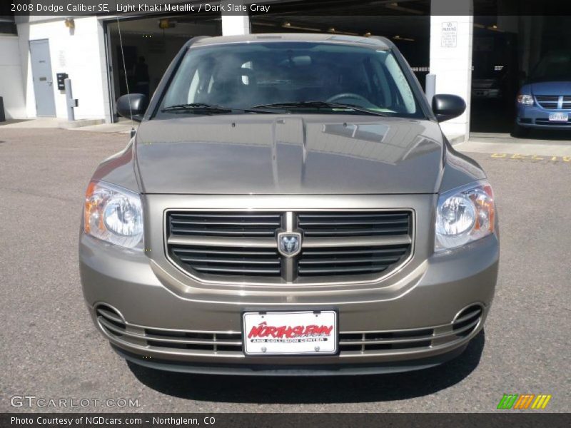 Light Khaki Metallic / Dark Slate Gray 2008 Dodge Caliber SE