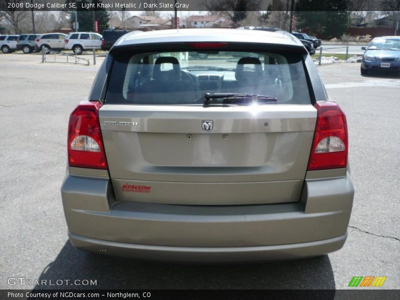 Light Khaki Metallic / Dark Slate Gray 2008 Dodge Caliber SE