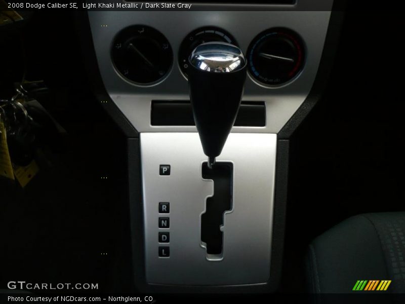 Light Khaki Metallic / Dark Slate Gray 2008 Dodge Caliber SE