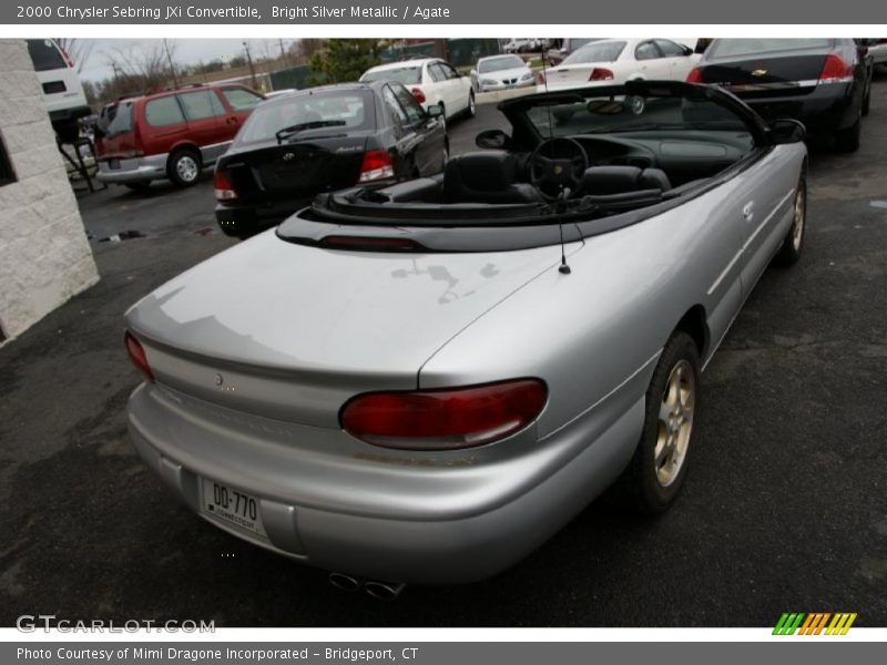 Bright Silver Metallic / Agate 2000 Chrysler Sebring JXi Convertible