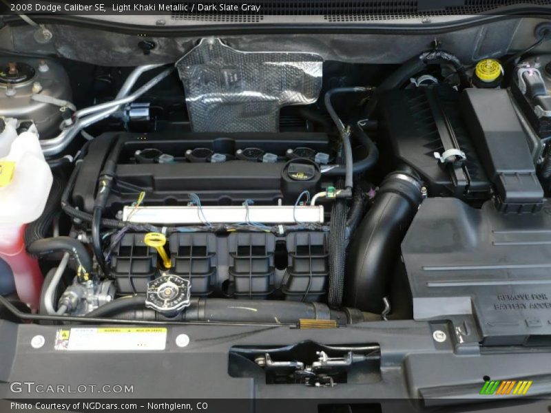 Light Khaki Metallic / Dark Slate Gray 2008 Dodge Caliber SE