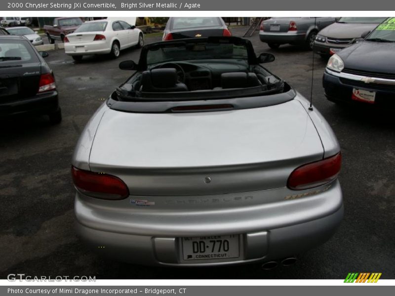 Bright Silver Metallic / Agate 2000 Chrysler Sebring JXi Convertible