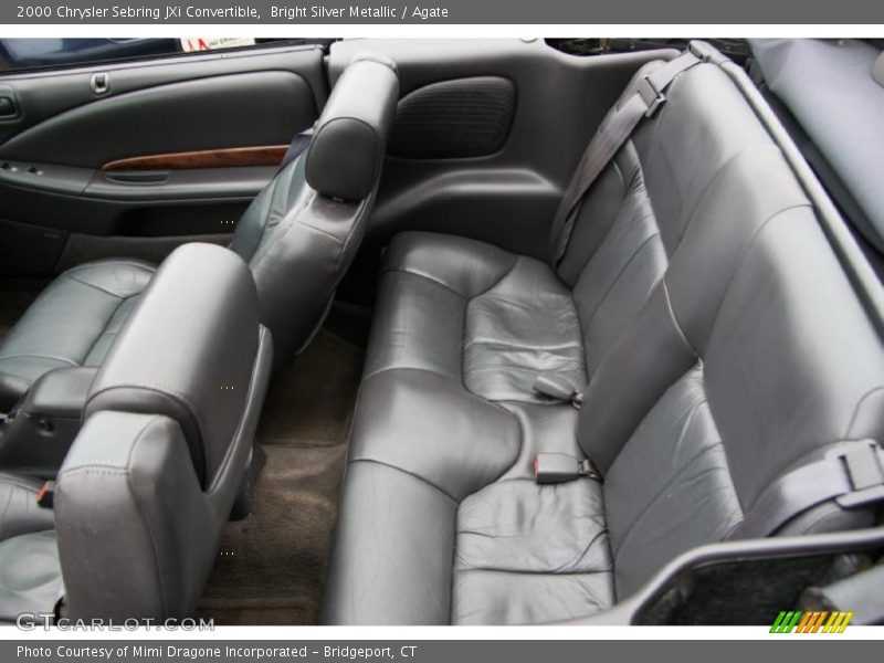 Bright Silver Metallic / Agate 2000 Chrysler Sebring JXi Convertible