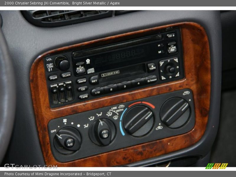 Bright Silver Metallic / Agate 2000 Chrysler Sebring JXi Convertible