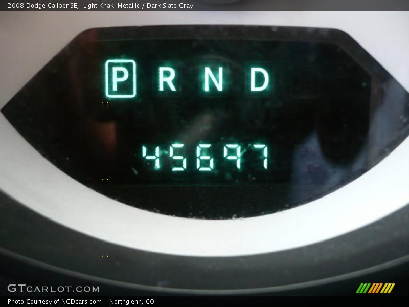 Light Khaki Metallic / Dark Slate Gray 2008 Dodge Caliber SE