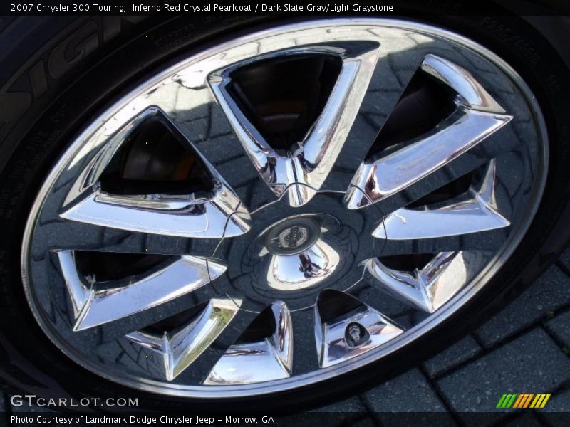 Inferno Red Crystal Pearlcoat / Dark Slate Gray/Light Graystone 2007 Chrysler 300 Touring