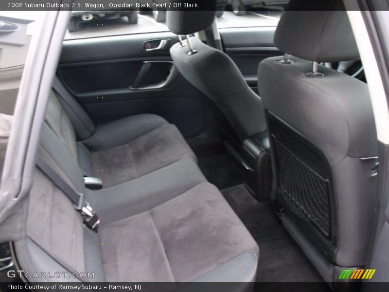 Obsidian Black Pearl / Off Black 2008 Subaru Outback 2.5i Wagon
