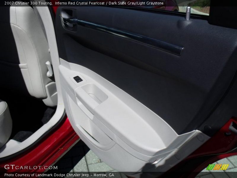 Inferno Red Crystal Pearlcoat / Dark Slate Gray/Light Graystone 2007 Chrysler 300 Touring