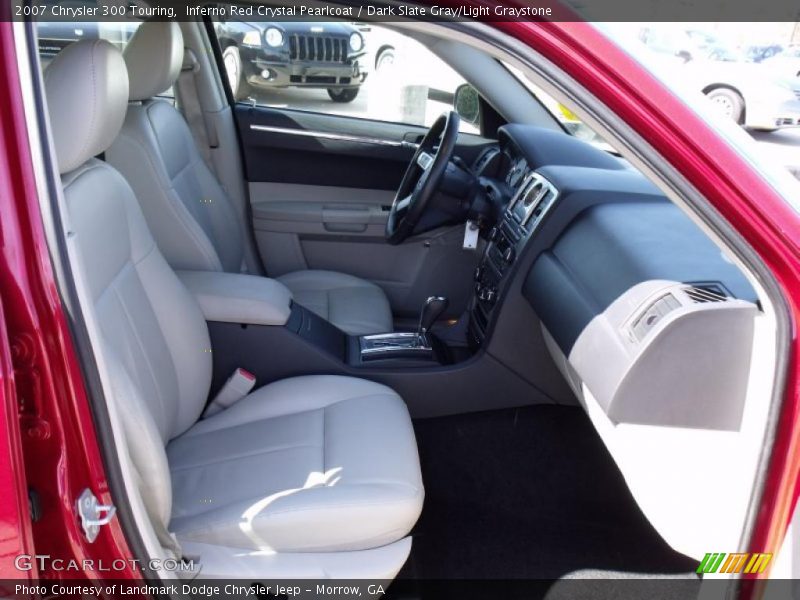 Inferno Red Crystal Pearlcoat / Dark Slate Gray/Light Graystone 2007 Chrysler 300 Touring