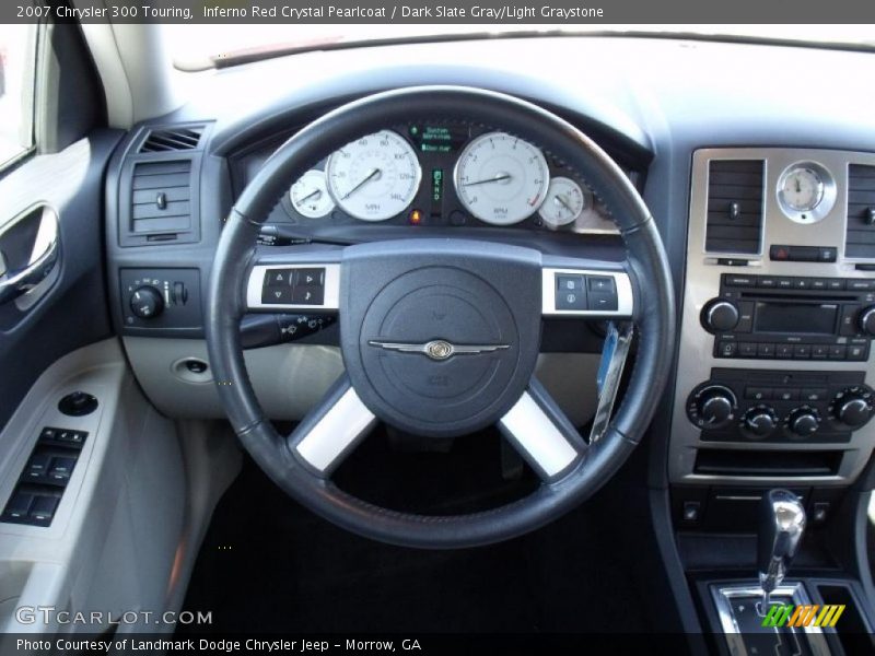 Inferno Red Crystal Pearlcoat / Dark Slate Gray/Light Graystone 2007 Chrysler 300 Touring