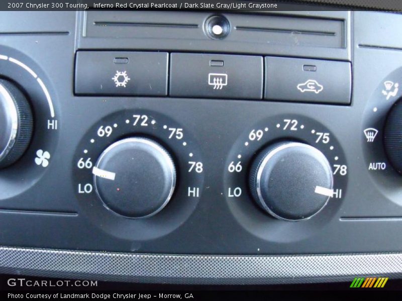 Inferno Red Crystal Pearlcoat / Dark Slate Gray/Light Graystone 2007 Chrysler 300 Touring