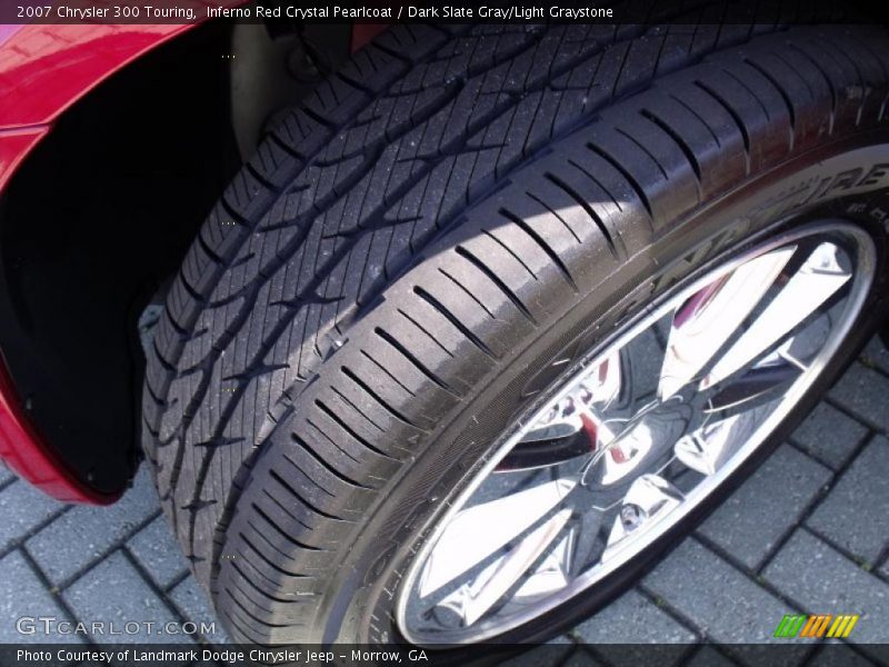 Inferno Red Crystal Pearlcoat / Dark Slate Gray/Light Graystone 2007 Chrysler 300 Touring