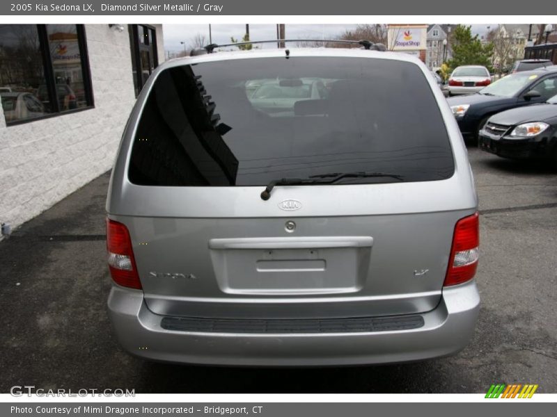 Diamond Silver Metallic / Gray 2005 Kia Sedona LX