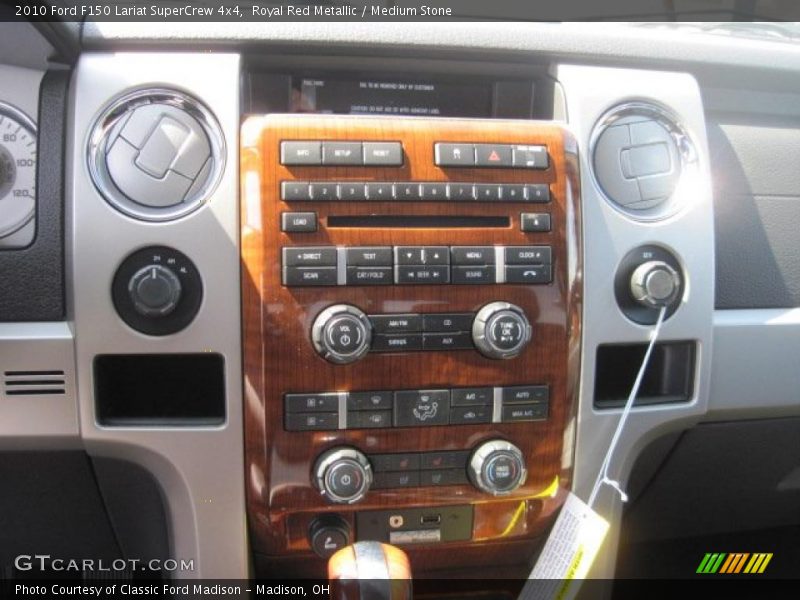 Royal Red Metallic / Medium Stone 2010 Ford F150 Lariat SuperCrew 4x4