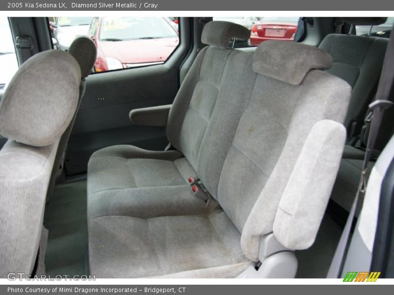 Diamond Silver Metallic / Gray 2005 Kia Sedona LX