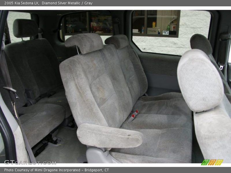 Diamond Silver Metallic / Gray 2005 Kia Sedona LX