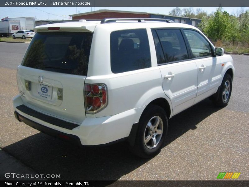 Taffeta White / Saddle 2007 Honda Pilot EX-L