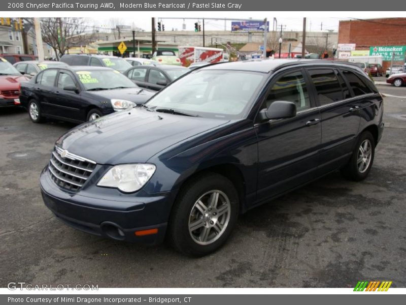 Modern Blue Pearlcoat / Pastel Slate Gray 2008 Chrysler Pacifica Touring AWD