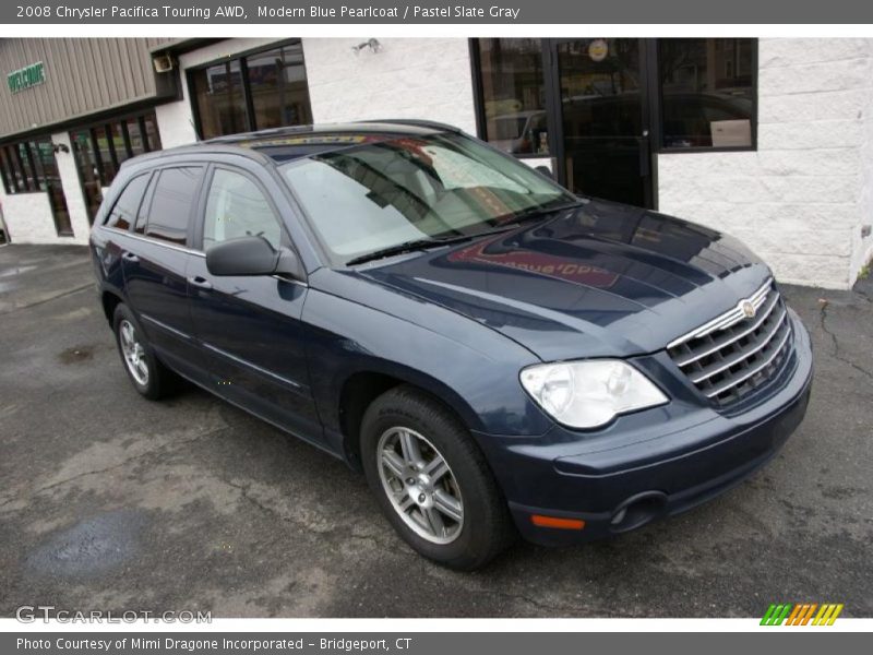Modern Blue Pearlcoat / Pastel Slate Gray 2008 Chrysler Pacifica Touring AWD