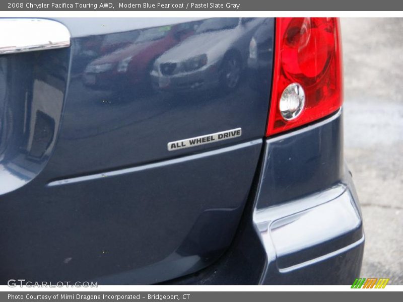 Modern Blue Pearlcoat / Pastel Slate Gray 2008 Chrysler Pacifica Touring AWD