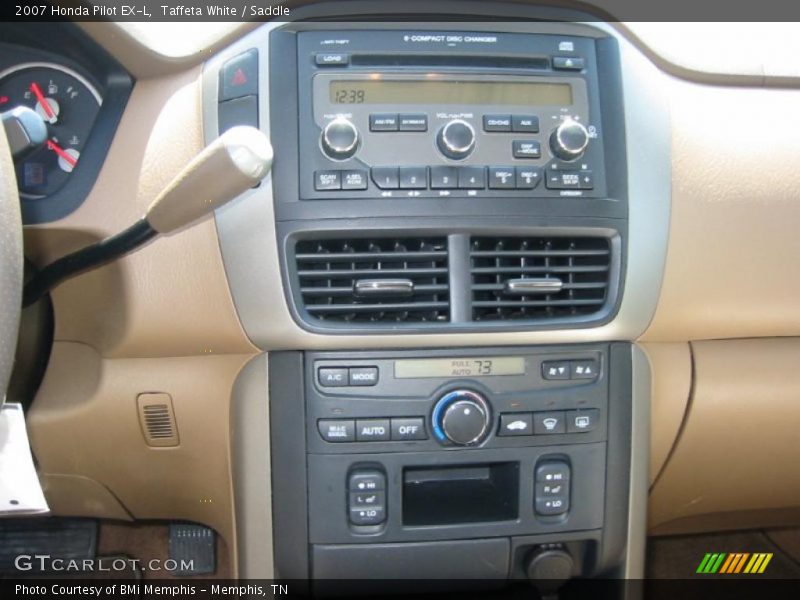 Taffeta White / Saddle 2007 Honda Pilot EX-L