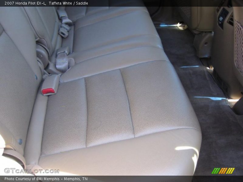 Taffeta White / Saddle 2007 Honda Pilot EX-L
