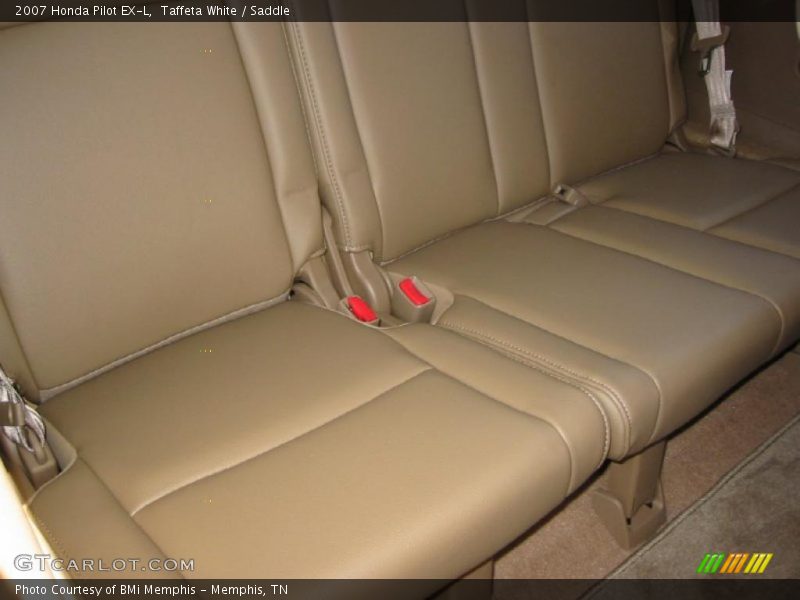 Taffeta White / Saddle 2007 Honda Pilot EX-L