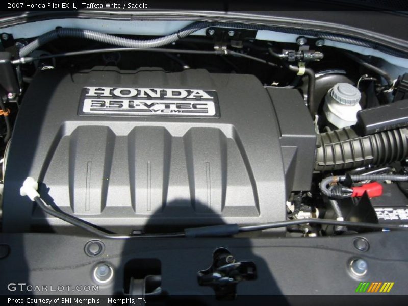 Taffeta White / Saddle 2007 Honda Pilot EX-L