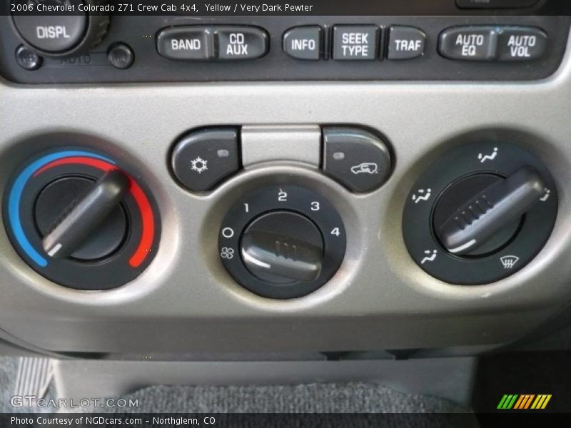 Yellow / Very Dark Pewter 2006 Chevrolet Colorado Z71 Crew Cab 4x4