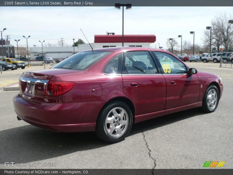 Berry Red / Grey 2005 Saturn L Series L300 Sedan