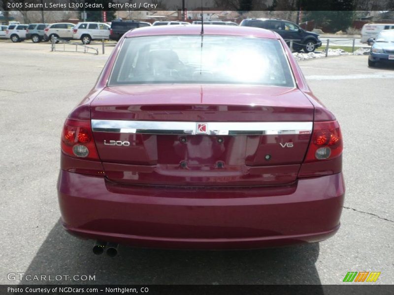 Berry Red / Grey 2005 Saturn L Series L300 Sedan