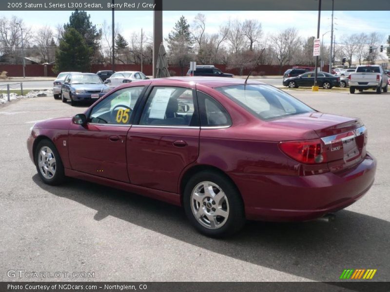 Berry Red / Grey 2005 Saturn L Series L300 Sedan